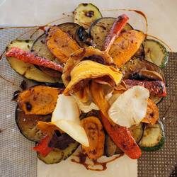 Leckere Vorspeise - gegrilltes Gemüse 😜