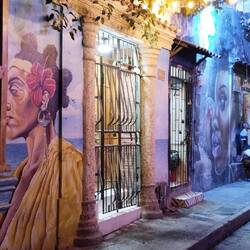 Und viel Graffiti zu entdecken