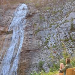 Kurz pausieren. Dann geht's weiter 'updehill'!