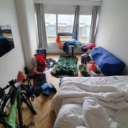 alles geduscht & zum Trocknen ausgelegt