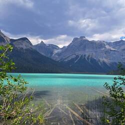 Emerald Lake vom Wanderweg aus