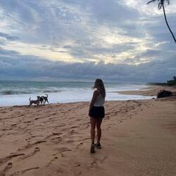 Der 2. Menschenleere endlose Strand😍