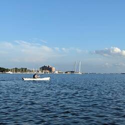 Kayak tour of Old Phoebus anchorage