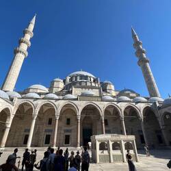 Outside of the Suleyman mosque