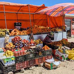 Typischer Straßenverkaufsstand, hier gibt es nur Obst