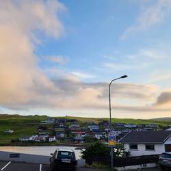 Nice view from stay location, though not direct out window as it was at street level & frosted 😕