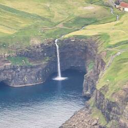 Múlafossur Waterfall