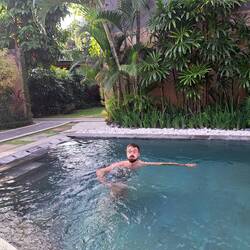 Das Wasser im Pool war sehr erfrischend. ;P