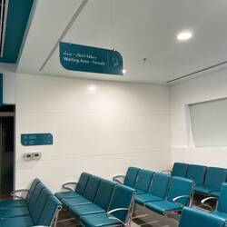 Getrennte Wartebereiche beim medical Check