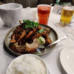 Black Pepper Crab at Jumbo Seafood