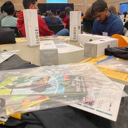 Eine Welcome-Bag gab es natürlich auch