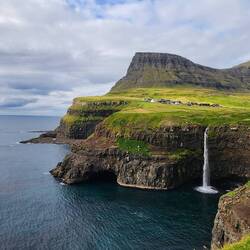 Mulafossur Waterfall