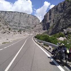 Panoramastraße SH 20 Richtung Montenegro
