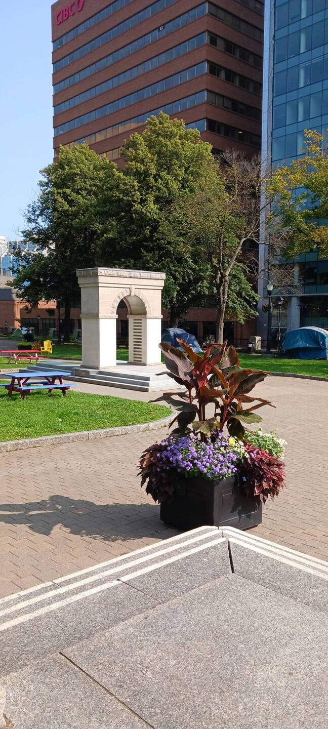 Halifax war memorial plaza