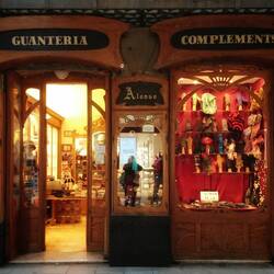The Sempere bookstore - which is actually a glove shop