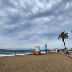 W Barcelona from Playa de la Barceloneta
