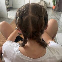 weils Zöpfle nicht geklappt hat, entstand dann dies