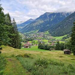 Blick auf Gaschurn