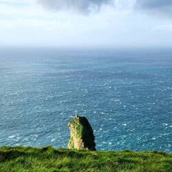 Bugvin rock. Where birds were harvested back in the day