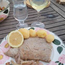 Thunfischfilet mit Papas Arrucadas