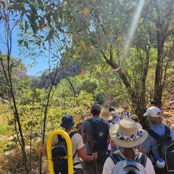Walking to Emma falls