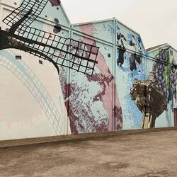 Mural nr our stopover, Valdepeñas