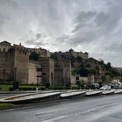 Toledo under a moody sky