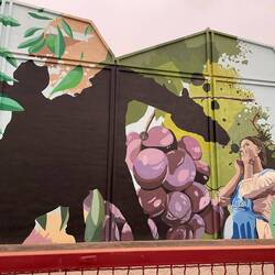 Mural nr our stopover, Valdepeñas