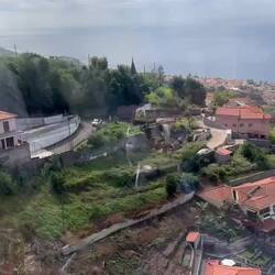 Cable car ride from Monte Palace Tropical Garden to Funchal downtown