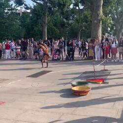 Athletic show on the South Bank