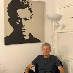 I decided Peter looked like an old James Dean???