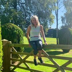 Not pretty watching me get up there