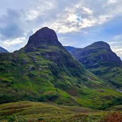 Along the Glencoe valley