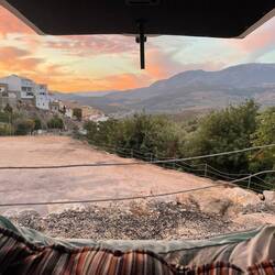 Sunrise overlooking La Guardia de Jaén