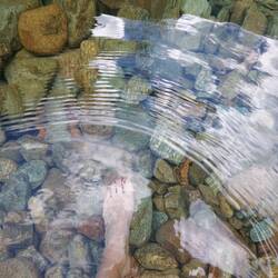 Clearest water in Sandankyo Gorge