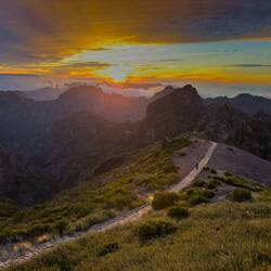 Sunset at Pico do Arieiro