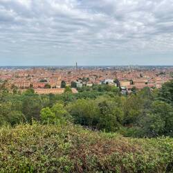 Sicht auf Bologna