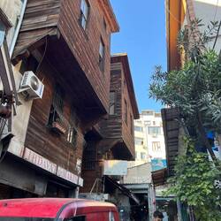 Wooden houses in the Jewish quarter