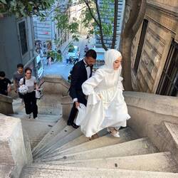 Many weddings around fhe tower