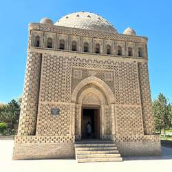 10th century Mausoleum of the Simonides with incredible brick patterns