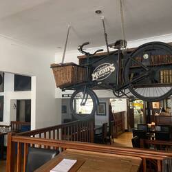 Pausing at Morans near "home"