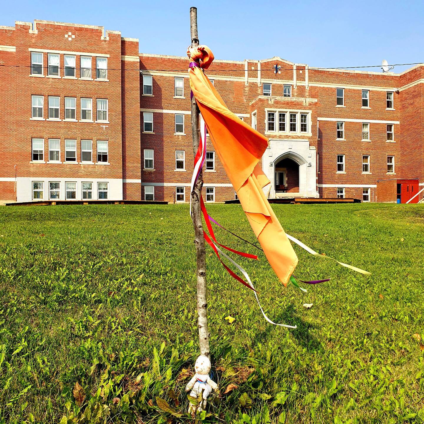 Ehemalige Residential School. Heute die Blue Quills University.