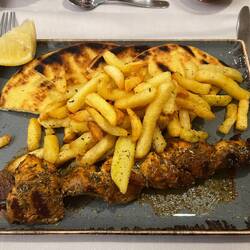 Souvlaki Spiess - typisch griechisch