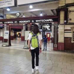More of old Baker Street Station, but no Sherlock Holmes to be seen???