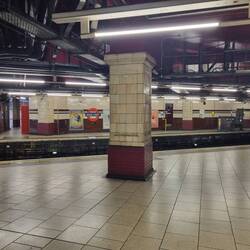 The old part of Baker Street Station