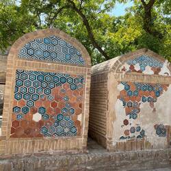 Graves in the Chor Bakr necropolis