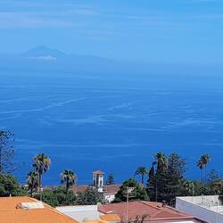 Blick von La Palma aus auf den Teide Teneriffa