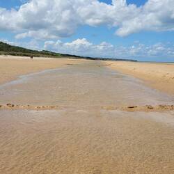Ebbe und Flut am Omaha Beach!