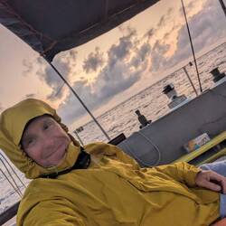 Seaspray gets chilly even in the tropics