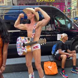 Naked Cowboy (Times Square)
